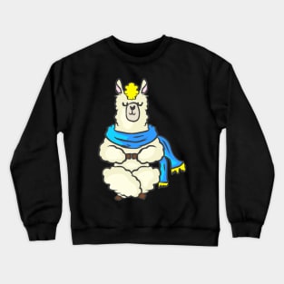 Alpaca Llama Farmer Farmer Funny Crewneck Sweatshirt